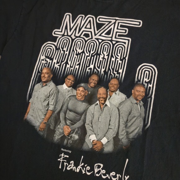 Concert Tour Shirt MAZE Frankie Beverly We Are One 80's Funk Soul R&B Mens L - Picture 2 of 5